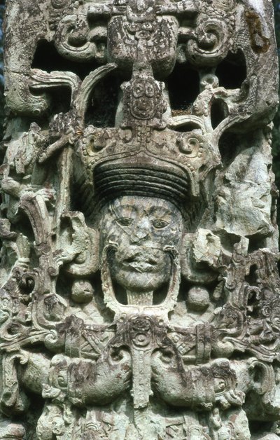 Stela B, Copan, Late Classic Period, 731 AD by Mayan